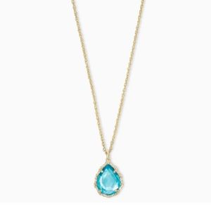 NWT Kendra Scott Macrame Dee Pendant Necklace